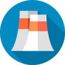 industry,architecture and city,landscape,nature,buildings,chimney,nuclear,nuclear plant,cooling tower